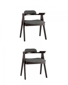 Комплект из двух стульев OLAV 2 шт Темно-серый